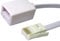 World of Data - 15m BT Telephone Extension Cable - White Coloured - BT Male Plug to Female Socket - 6 Core - Copper Wiring