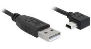 2x DELOCK Kabel USB 2.0-A > USBmini 5pin gew. 2m
