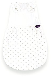 Träumeland Schlafsack LIEBMICH I Ganzjahres-Schlafsack I Außensack ohne Ärmel I Babyschlafsack mitwachsend I Kinderschlafsack waschbar I Leichter Baumwollschlafsack atmungsaktiv ab 0 Monate