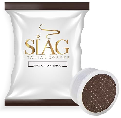 Siag Caffè - 100 Capsule Compatibili Con Uno System, Miscela Top Cremoso, Compatibilità 100% Per Macchina Caffè Uno System, 8g