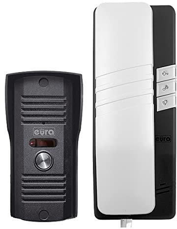 EURA A31A220 Adp-20A3 Guardiano Gegensprechanlage, Schwarz und Weiß