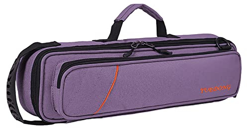 Vilihkc 17 Hole Flute Case Oxford Cloth Carrying Case Bag Flute Accessories,Waterproof Wear Resistant Flute Carrying Bag with Adjustable Shoulder Strap(17 X4 X2.4)