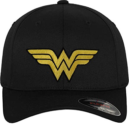 Wonder Woman Licenza Ufficiale Flexfit cap (Nero), Large/x-Large