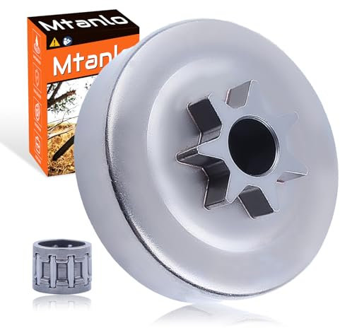 Mtanlo Tambour D'embrayage pour Stihl 017 018 MS170 MS180 021 023 025 MS210 MS230 MS250, Tambour D'embrayage 325-7t, Tambour D'embrayage mit Roulement à Aiguilles 1123 640 2074