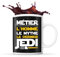 Planetee Tasse métier personnalisable Légende Jedi | Mug café ou thé idée cadeau personnalisé drôle et original collègue de travail