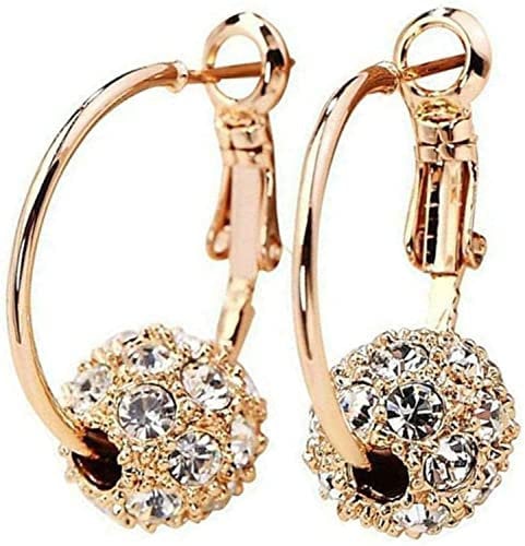 Magnetic Therapy Weight Loss Earrings,Earacupressure Magnetherapy Detoxi Earring,Slim Ear Studs Patch,Piercing Lymph Drainage Earrings for Woman (Rose Gold)