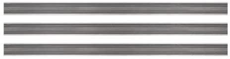 Tersa Hobelmesser | 500 mm | HSS 18% T1 | 3 Stück | für Hartholz und Weichholz sehr gut geeignet | Systemhobelmesser passend für Tersa-Spannsysteme