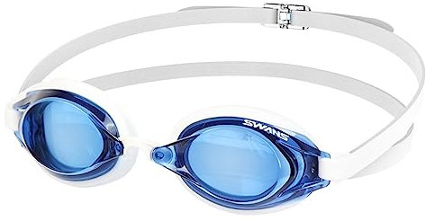 SWANS SR-2NEVOP optische Schwimmbrille mit Sehstärke für Kurzsichtige getönt, Sehstärke:-8.0, Farbe:Navy (NAV)
