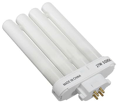 Ailan FML 27w 4 Pin Bulk Leuchte für helle und effiziente Beleuchtung, 27EX-N 27W 4 Pin Bulk Light ABS Leuchtstoffröhren, weiße Röhren, hell und effizient,5000K