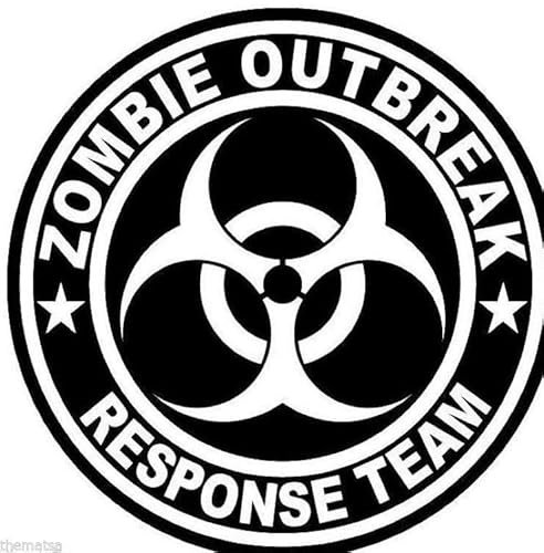 WildeBabsKLBT 11cm Hochwertiger Auto-Aufkleber Sticker Decal Autoaufkleber Aufkleber-Folie Wetterfest Zombie Outbreak Response Team F1584