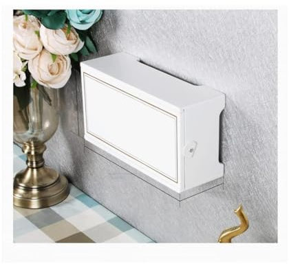 esmen WiFi Router Aufbewahrungsbox Router Aufbewahrungsbox WiFi Router Wandhalterung Regal Netzwerk Set-Top-Box Aufbewahrungsbox Wandhalterung Regale Router Aufbewahrungsregale für Router