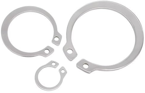 SYDARSYN 18mm Anillos de Seguridad Exteriores Anillos Circlips de Acero Inoxidable (40 Piezas)