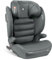 KikkaBoo i-Track i-Size, Kindersitz 15-36 kg ISOFIX – Gruppe 2-3 Autositz ab 3 Jahre bis 12 Jahre, SPS, 12-fach verstellbare Kopfstütze, 100-150 cm, Grau