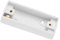 Single Gang Surface Architrave Wall Mounted 16mm Depth Plastic Back Box, White