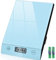 Küchenwaage Digital 10KG Küchenwaagen Glas Digitale Waage Elektronische Haushaltswaage zum Backen, Tara Funktion, Touch-Taste, 1g Genaue - Blau