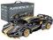 JOMIOD Voiture de Course Sportive Ensembles de Blocs de Construction, Black Racing Supercar Toys Kits Collectible 1:14 MOC Model Construction Birthday Gifts for Men Adolescents