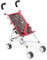 Bayer Chic 2000 - Puppenbuggy Roma, Puppenwagen, Mini-Buggy, Butterfly Koralle, 601-47