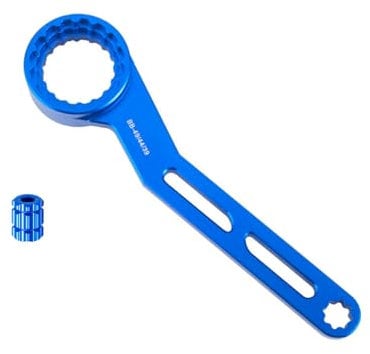 HOUSON Bicycle Bottom Bracket Tool, Multifunctional Wrench, Bearing Removal Tool, Crank Puller Remover, Aluminium Handle, Suitable for Most Bicycles