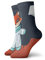 Men'S Socks, Fox-Kosmonaut Hisst Eine Flagge Auf Einem Fremden Planeten Im Weltraum Socken Komfortabel Haussocken Komfort Arbeitssocken Für Herren Damen Trekking 40cm
