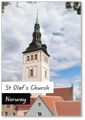 Kühlschrankmagnet mit Blick über St. Olaf's Church