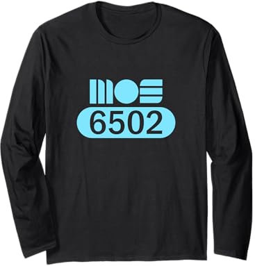 MOS 6502 CPU Retro Programmer Coder Prozessor Old School Langarmshirt