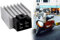 Spannungsregler Lichtmaschine Laderegler Gleichrichter 4 Pin für 50ccm + 125ccm 2-Takt Roller kompatibel mit Peugeot, Yamaha, Sym, Malaguti, MBK, Kymco