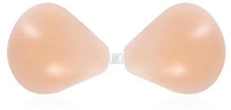YZROHYI Reggiseno Invisible Silicone,Coppe Adesive Seno,Nastro per Seno Invisibile Push up,Reggiseno Senza Spalline Riutilizzabile,Reggiseno Adesivo Imbottito,Copricapezzoli Adesivi Donna per Abito