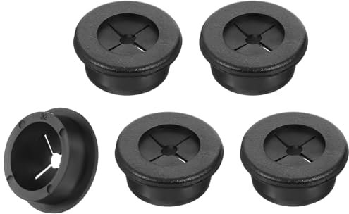 4 passacavi da parete per cavi da parete passacavi per TV montata boccola da parete in gomma per cartongesso copertura per foro da parete organizer per cavi per una facile installazione scrivania per