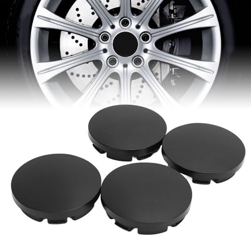 Radzentrumkappen, Autoradmitte -Hub -Kappenmischkappen für Felgen Schwarze Felgen Reifen Rim Hub -Abdeckung Fahrzeug