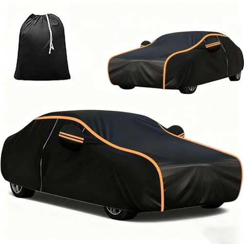 Autoabdeckung Wasserdicht für BM 320 G20 Auto Abdeckplane Vollgarage Sonne Regen Staub Schutz PKW Abdeckplane Wetterfest Faltgarage für Limousine und Kombi