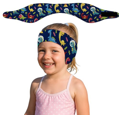 Fascia Orecchie, Fascia Elastica da Nuoto per Orecchi, Fascia Regolabile Paraorecchie Impermeabile, Tappi per Orecchie per Nuoto, Fascia Sportiva in Neoprene per Bambini per Surf Sci Nautico