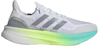 adidas Herren Ultraboost 5 Laufschuhe, Cloud White / Halo Silver / Flash Aqua, 47 1/3 EU