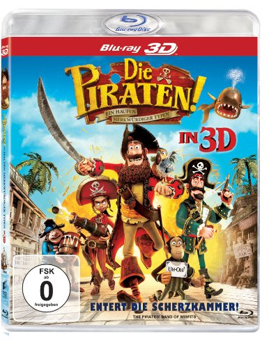 Die Piraten - Ein Haufen merkwürdiger Typen: Blu-ray 3D
