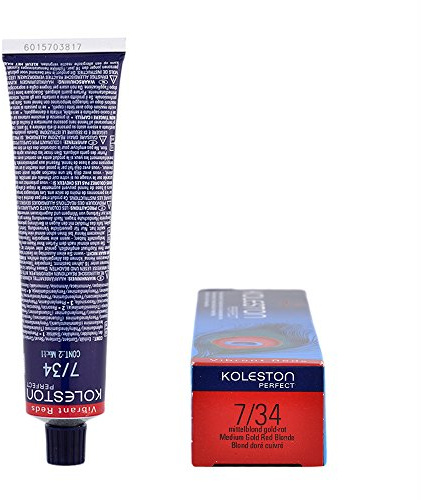 Koleston Perfect Colorazione in Crema, 7/34 Biondo Medio Oro Ramato - 60 ml