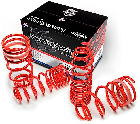AUTO-STYLE Tieferlegungsfedern kompatibel mit BMW 1er F20/F21 Hatchback 125/114D/116D/118D/120D 2011- 25/35mm