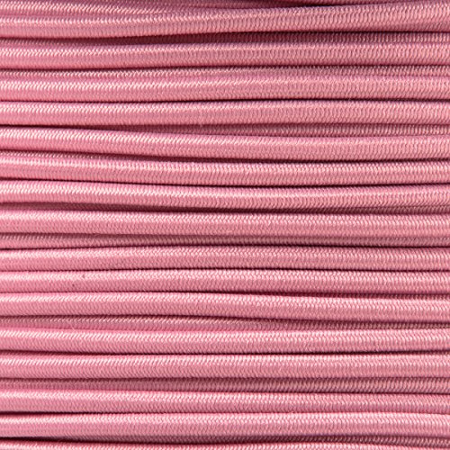 2m Gummikordel - Hutgummi - Rundgummi, hochwertig, extra-stark in 2mm, pink