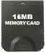 Gamer Gear 16MB Memory Card storage device compatible with the classic Gamecube NGC and Wii Consoles. High Speed Black Game saving storage accessory for saving game progress