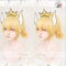 Prinzessin Bowsette Cosplay Perücke Golden Super Mario Pfirsich Koopa Bowser Rollenspiel Adult Synthetic Hair + Perücke Cap