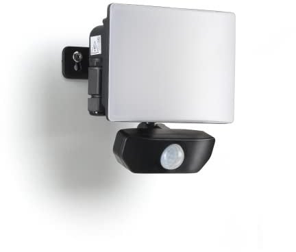 Auraglow 20W 1650lm Full Screen Slimline LED Security Motion Sensor PIR Flood Light Black Outdoor Wall Lamp