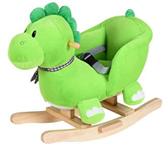 KNORRTOYS.COM 40620 Schaukeltier Dinosaurier, grün