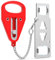 Portable Door Lock Security 1-Pack Hotel Door Lock Latch for Apartment Door Security Lock, Airbnb, College Dorm Lock, Hotel, School – Additional Home Safety Lock for Front Door(Red)