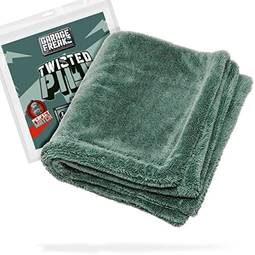Garage Freaks Toalla de secado para coche, toalla de pelo Twisted Pile Towel, 1 x XXL paño de microfibra grande 50 x 80 cm, 1500 g/m², toalla para un secado eficaz y suave
