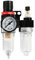 AFR2000 1/4 séparateur D'eau D'huile, 0.5-9.0Kgf 1.5MPa Séparateur D'eau D'air Comprimé, Compresseur de Déshumidificateur de Régulateur de Filtre à Air