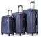 VERTICAL STUDIO 20 24 28 Koffer Reisekoffer 3er-Set Trolley Mehrteilig mit Ziffern Kofferschloss aus Kunststoff (ABS) Vier Rollen (Navy Göteborg)