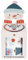 folia 27105 - Stickerrolle WINTER, Sticker Set mit 464 Aufklebern, 4 m lang mit verschiedenen selbstklebenden Motiven