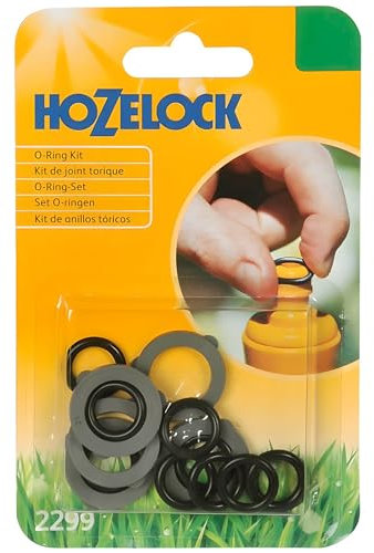 AMK® Hozelock Spares Kit O-Ring Washer Seal Set for Hose Connector Tap Fitting Accessory Repair Fix Leaks Garden Watering System Maintenance Replacement Parts Gaskets Assorted Sizes