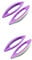 POPETPOP Polissoir Chamois Les Ongle Peau De Chamois 10 Pièces à Ongles Outils Manucure Huile Cuticules Ongles Violet Voyage Se Soucier Polissage