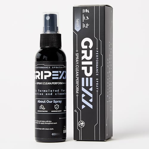 GRIPEXX 2-in-1-Sportschuh-Griffspray, bietet Traktion und verjüngt die Sohlen. Mehrzweck-Griffspray zur Verbesserung der Griffigkeit des Basketballschuhs. rutschfest und leistungssteigernd