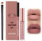 Ninnyi 3PCS Lip Liner and Lipstick Set, Long Lasting Waterproof Lip Stain with Lip Brush