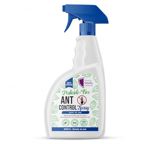 Ant Killer Spray 500ml - Effective Polymer, Fast-Acting, Long-Lasting Protection, Indoor & Outdoor Safe, Eliminates All Ant Types